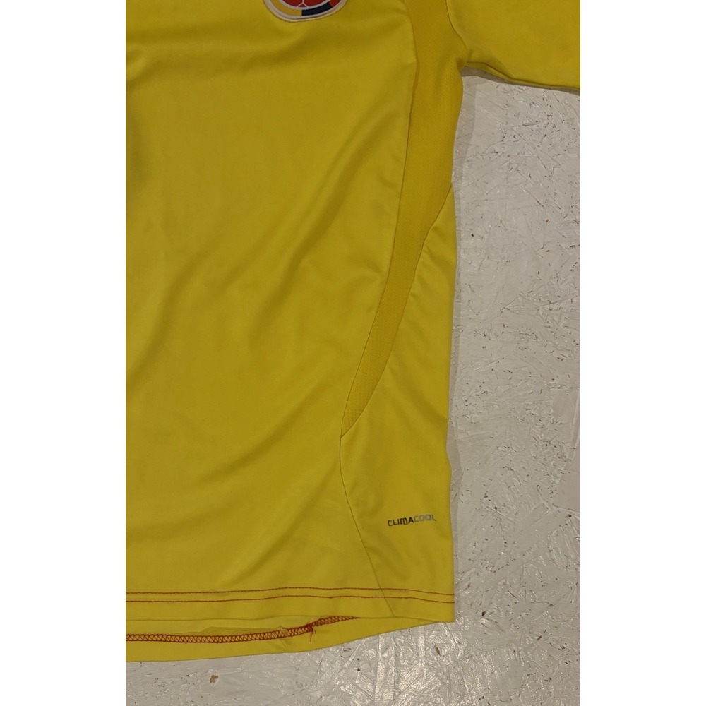 Adidas Colombia National Team 2014 Home Soccer Jersey Yellow Mens M World Cup - Picture 2 of 10